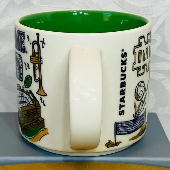 NEW NOTRE DAME STARBUCKS BEEN THERE SERIES CAMPUS COLLECTION MUG CUP 2023 BOXED - Picture 2 of 7